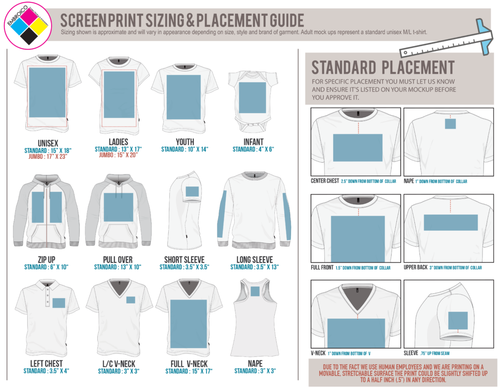 Printing Do s Dont s Embroico Inc 
